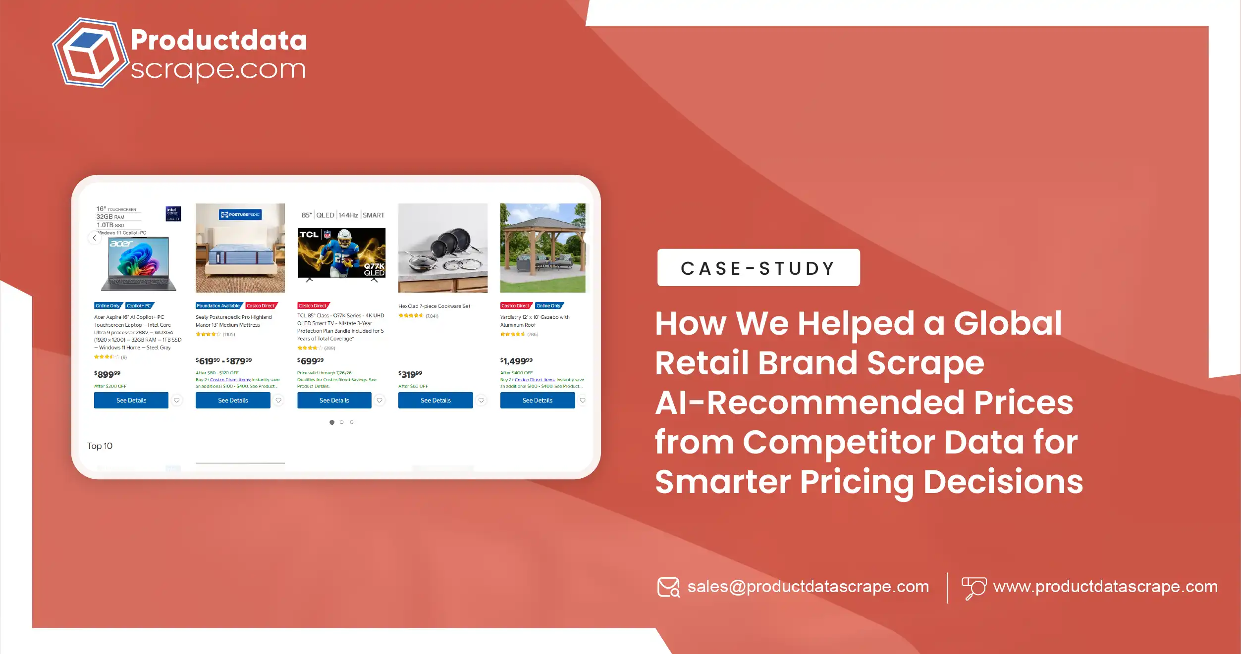 How We Helped a Global Retail Brand Scrape AI-Recommended Prices from Competitor Data for Smarter Pricing Decisions